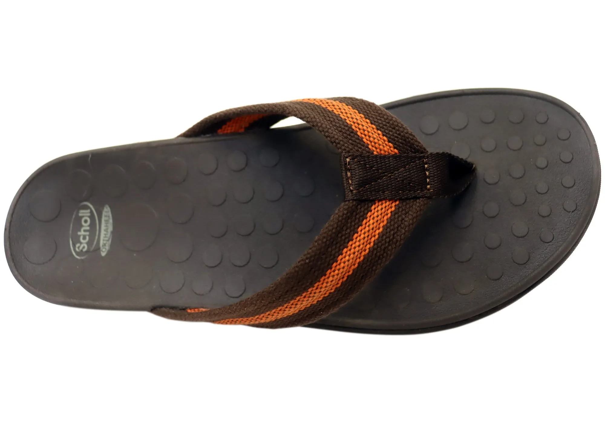 Scholl Orthaheel Whack Mens Supportive Comfortable Thongs