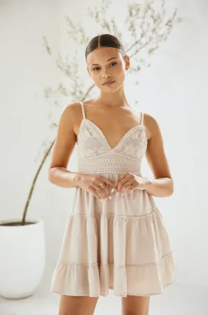 Tie Back Crochet Dress