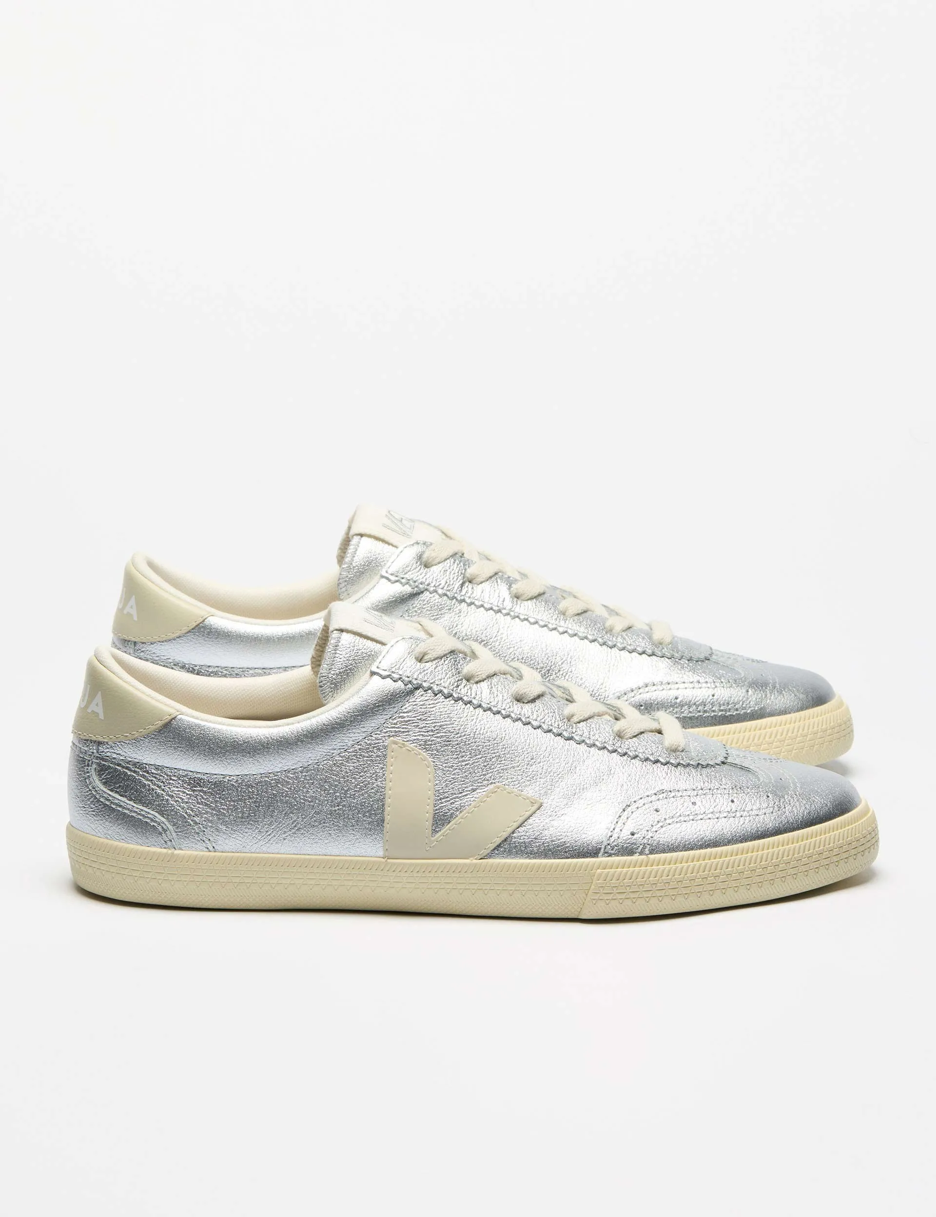 Volley Leather - Silver Pierre