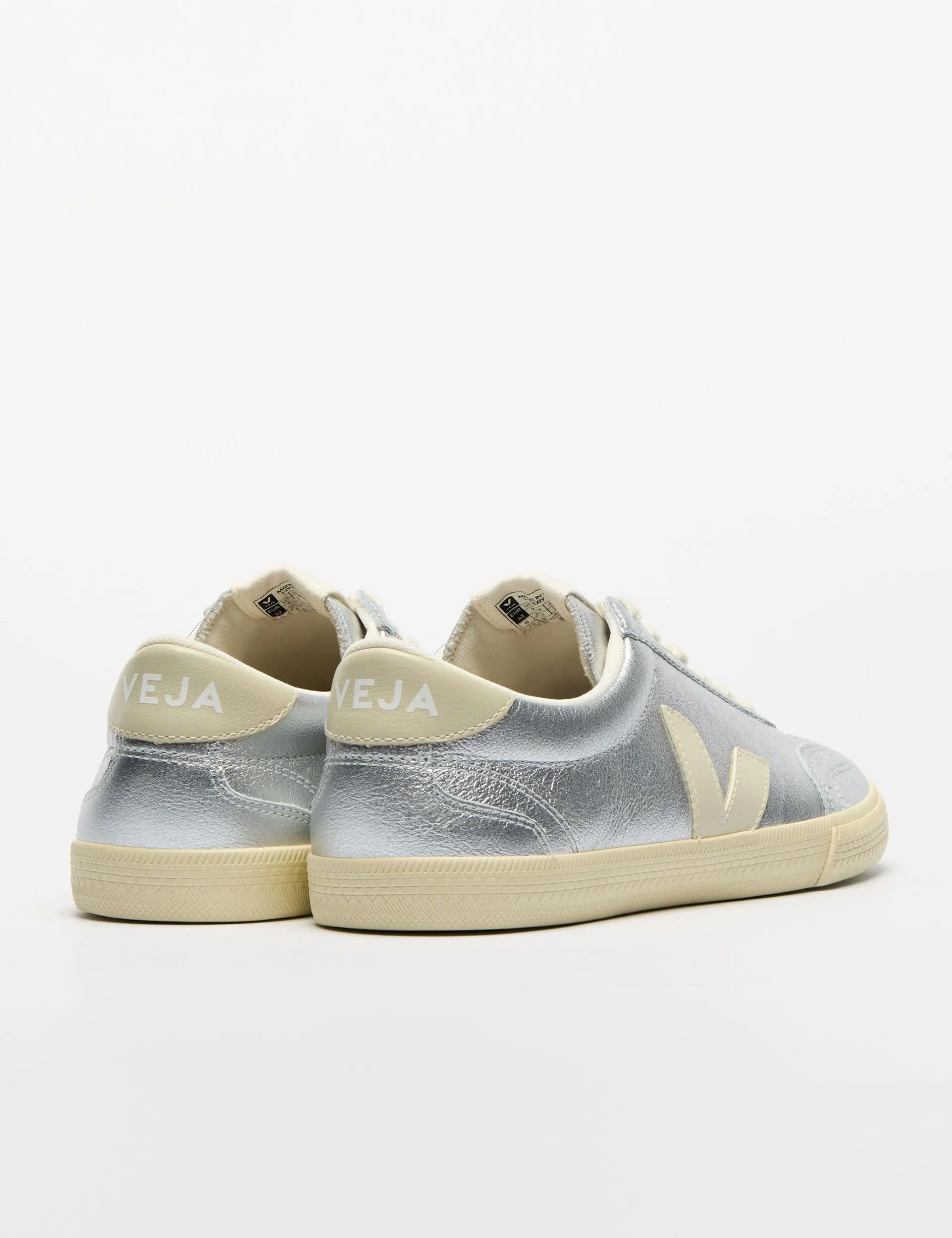 Volley Leather - Silver Pierre